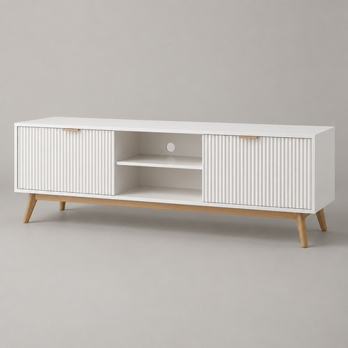 Fluted TV Stand