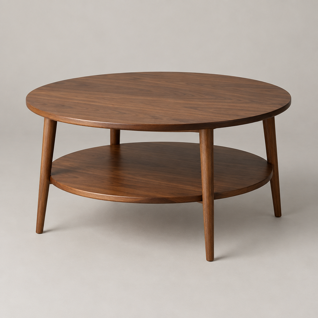 Mid-Century Round Coffee Table