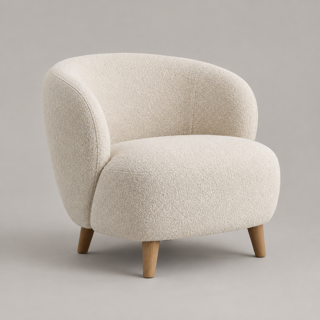Boucle Accent Chair